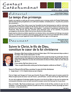 Contact Catéchuménat