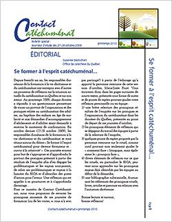 Contact Catéchuménat