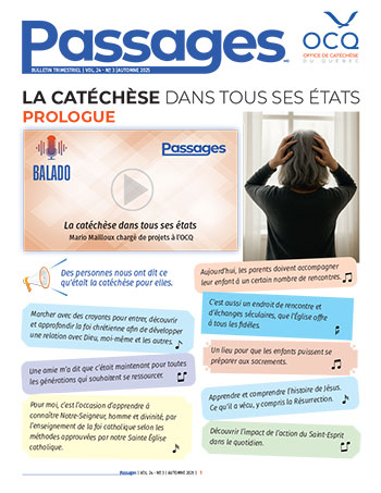 La catéchèse dans tous ses états Passages