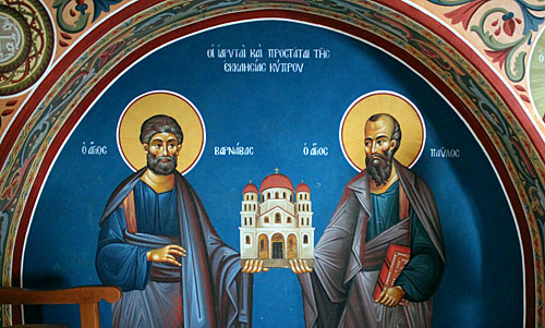 Barnabé et Paul, Monastère de Stavrovouni