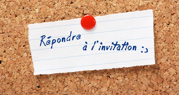 Répondre à l'invitatin…