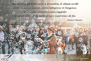 Entre joie et angoisse